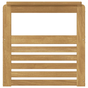 Μονάδα μπράτσων 2 pcs Λευκό 59 x 6 x 61 εκ Στερεό Ξύλο Ακακίας - Pakobazaar
