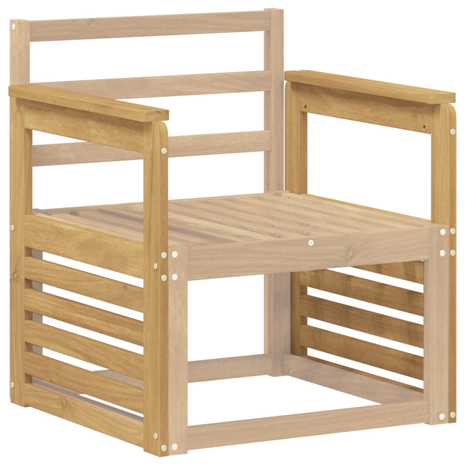 Μονάδα μπράτσων 2 pcs Λευκό 59 x 6 x 61 εκ Στερεό Ξύλο Ακακίας
