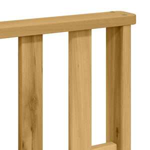 Μονάδα μπράτσων 2 pcs Λευκό 60 x 6 x 61 εκ Στερεό Ξύλο Ακακίας - Pakobazaar