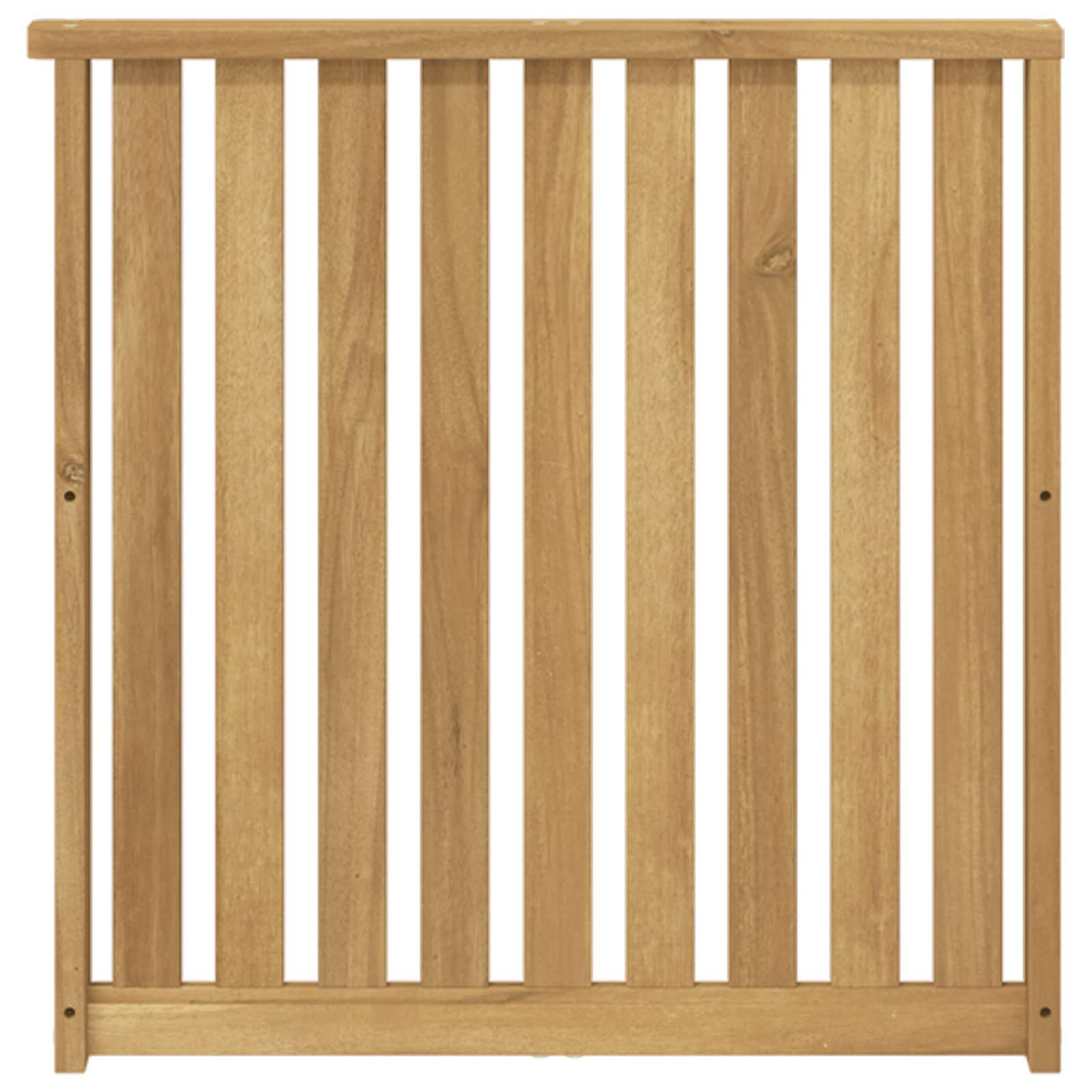Μονάδα μπράτσων 2 pcs Λευκό 60 x 6 x 61 εκ Στερεό Ξύλο Ακακίας