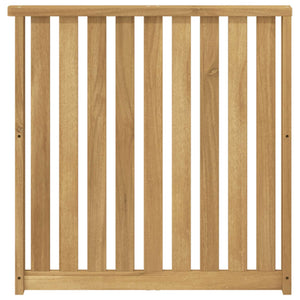 Μονάδα μπράτσων 2 pcs Λευκό 60 x 6 x 61 εκ Στερεό Ξύλο Ακακίας - Pakobazaar