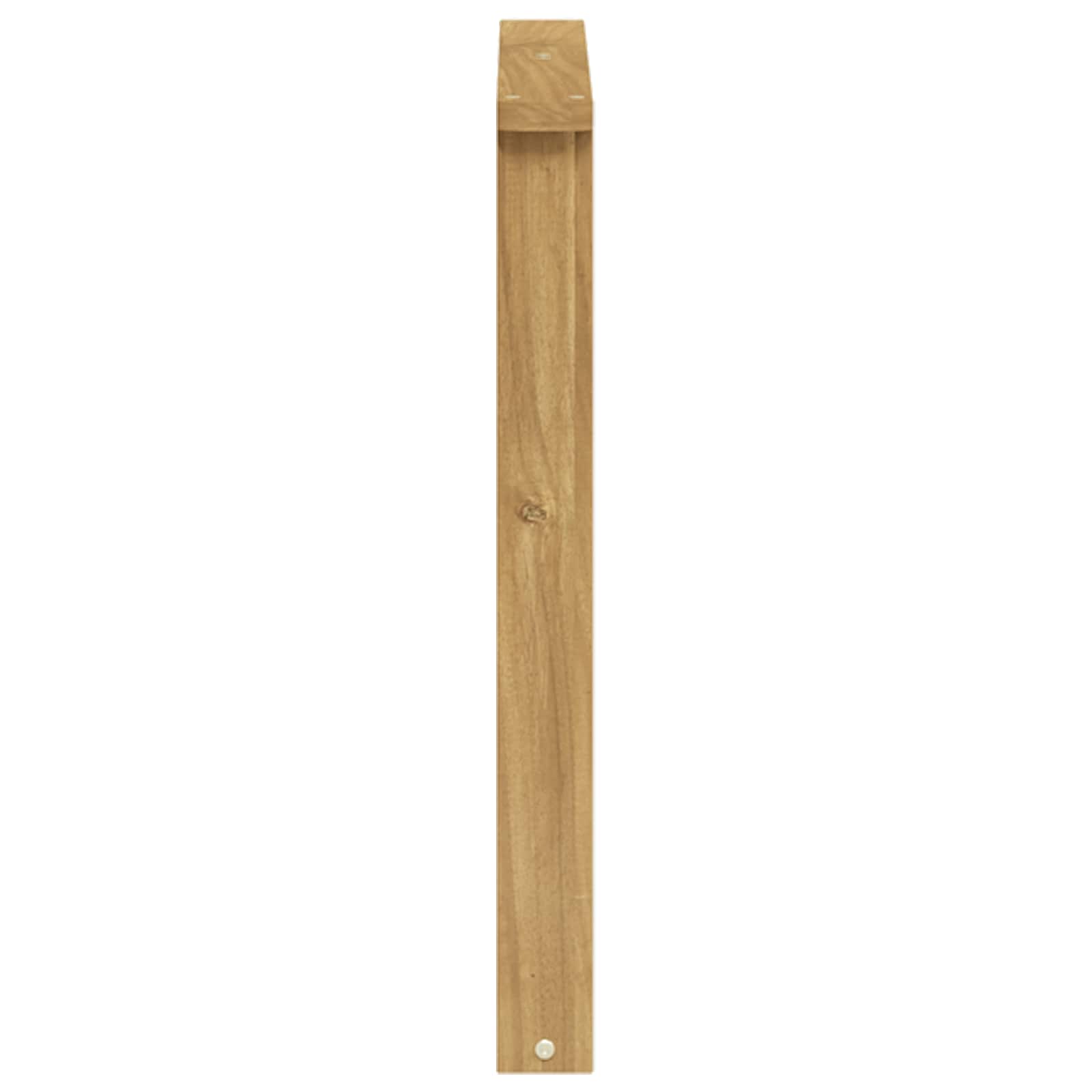 Μονάδα μπράτσων 2 pcs Λευκό 60 x 6 x 61 εκ Στερεό Ξύλο Ακακίας