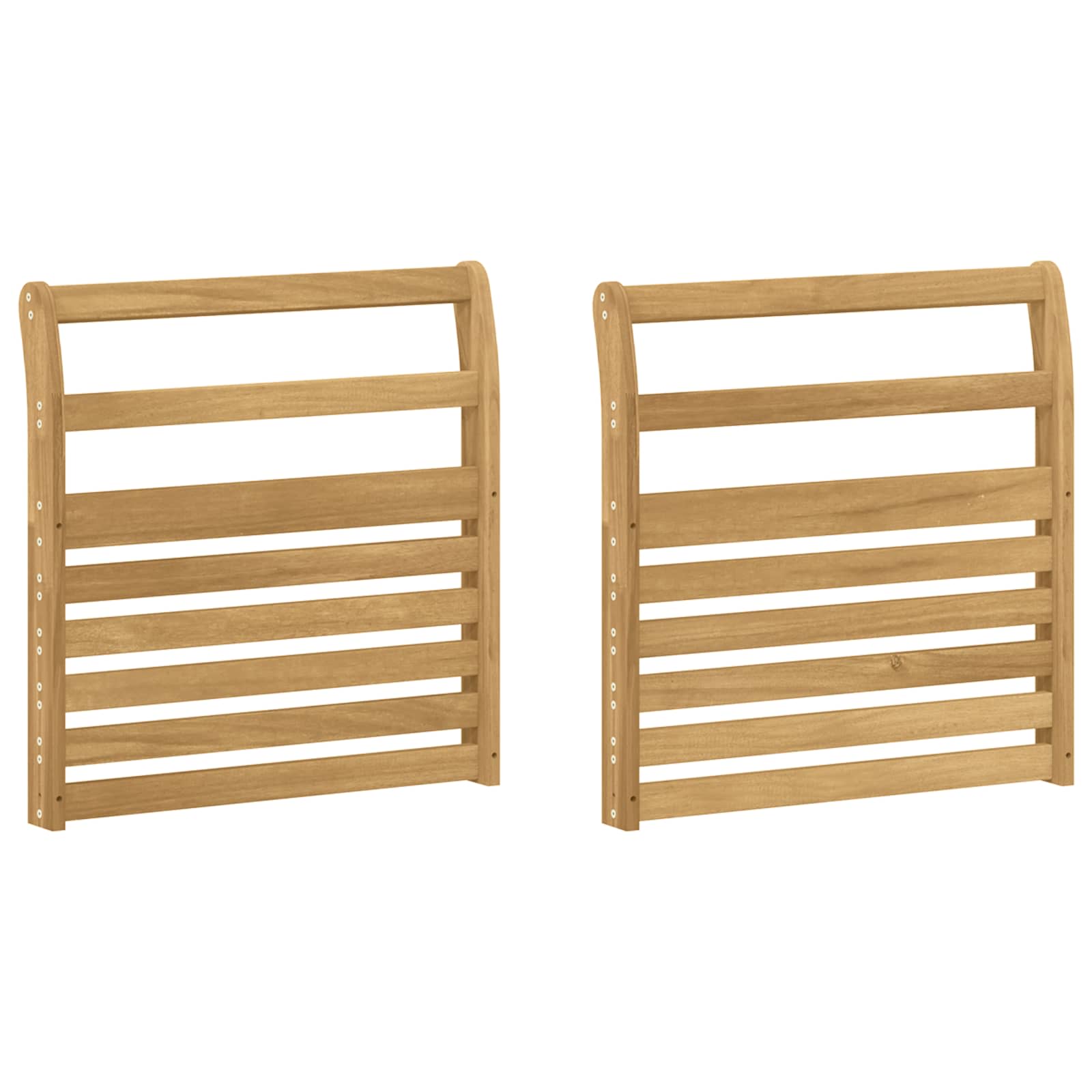 Μονάδα μπράτσων 2 pcs Λευκό 58,5 x 8 x 60 εκ.