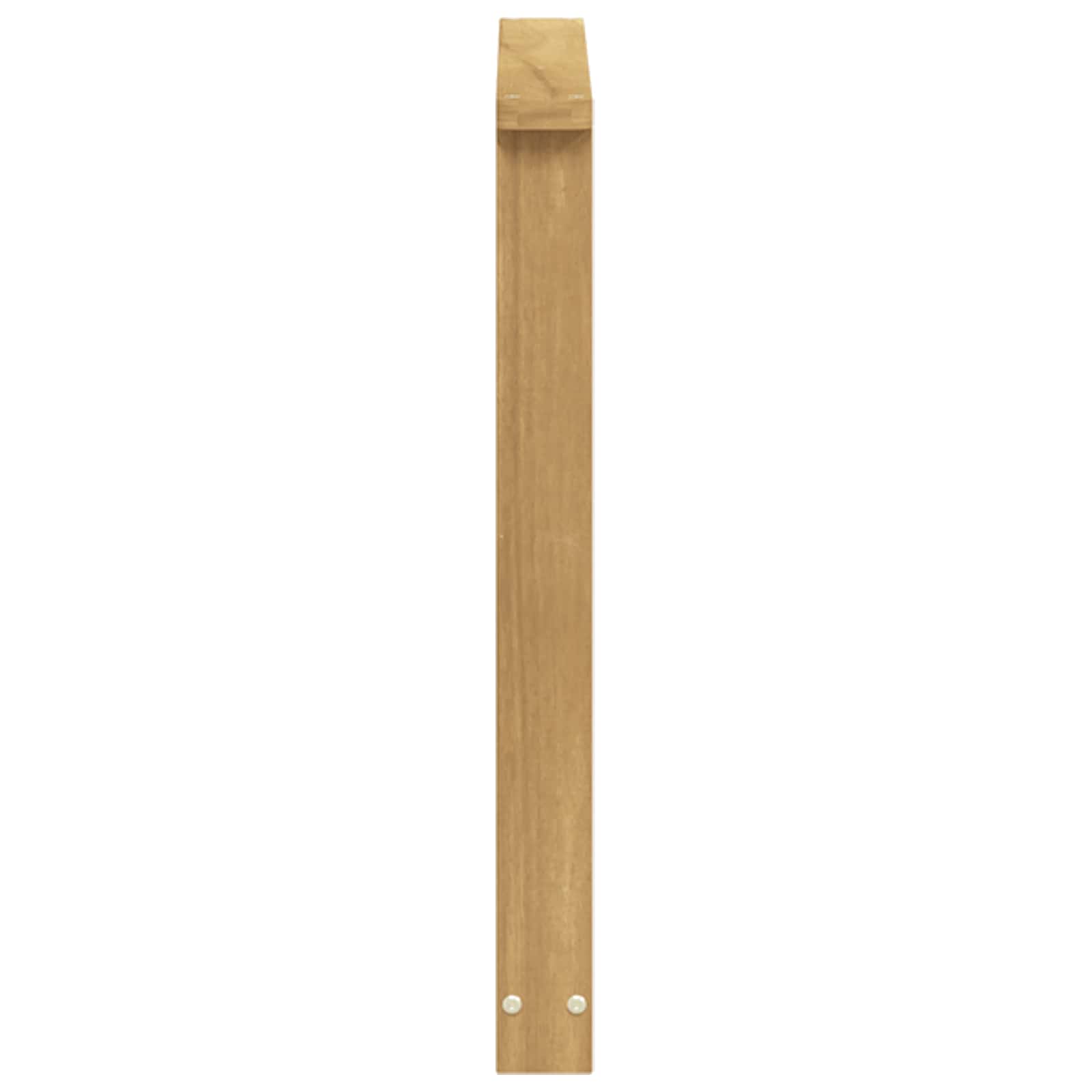 Μονάδα μπράτσων 2 pcs Λευκό 60 x 6 x 61 εκ Στερεό Ξύλο Ακακίας