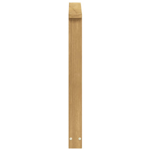 Μονάδα μπράτσων 2 pcs Λευκό 60 x 6 x 61 εκ Στερεό Ξύλο Ακακίας - Pakobazaar