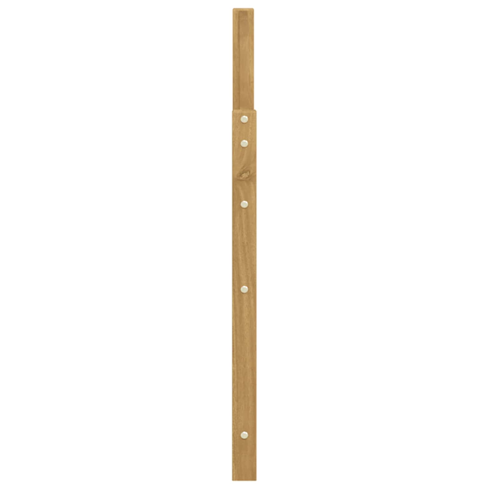 Μονάδα μπράτσων 2 pcs Λευκό 59 x 4 x 73 εκ Στερεό Ξύλο Ακακίας