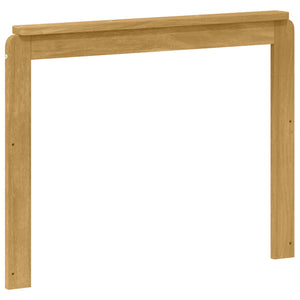 Μονάδα μπράτσων 2 pcs Λευκό 79 x 6 x 61 εκ. Στερεό Ξύλο Ακακίας - Pakobazaar