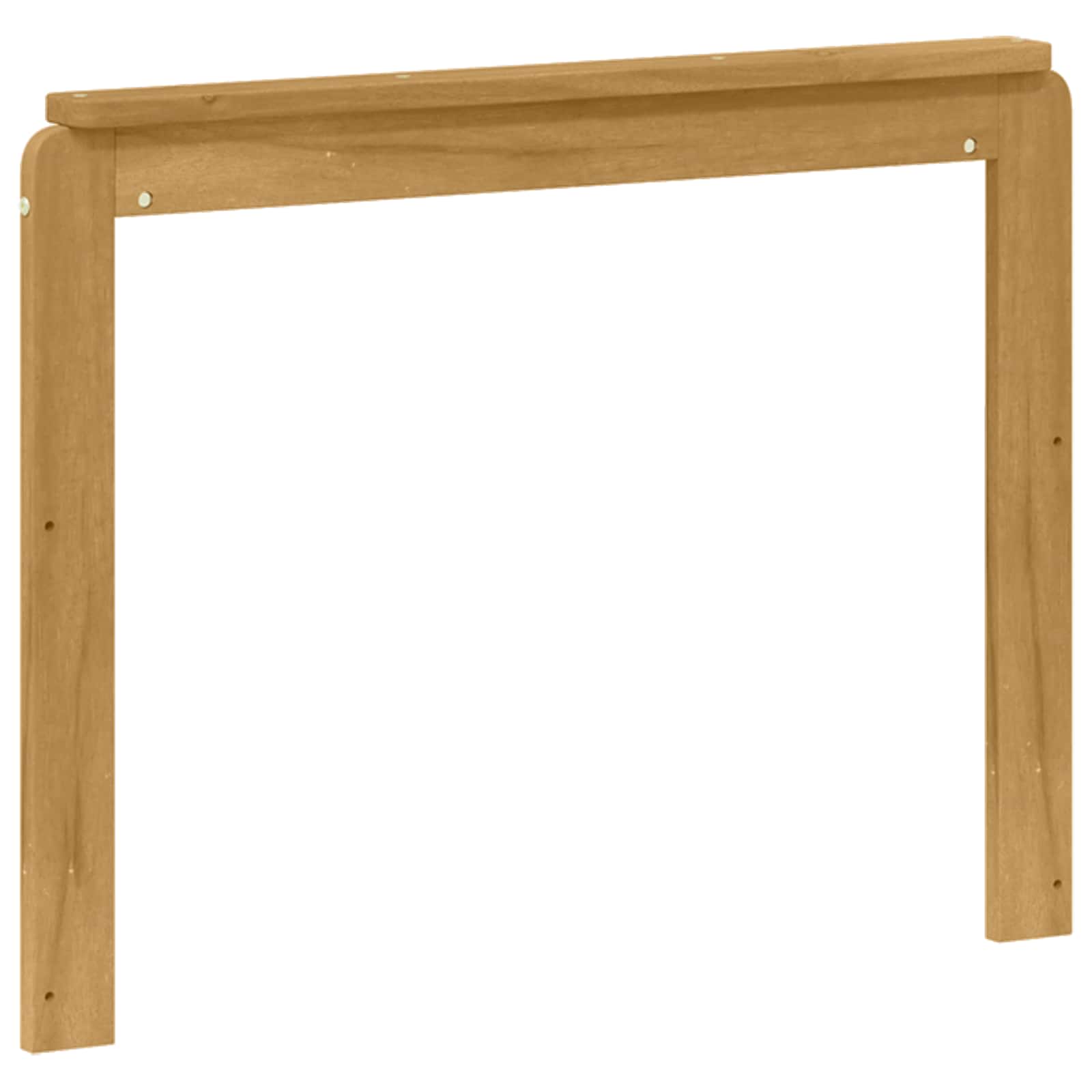 Μονάδα μπράτσων 2 pcs Λευκό 79 x 6 x 61 εκ. Στερεό Ξύλο Ακακίας
