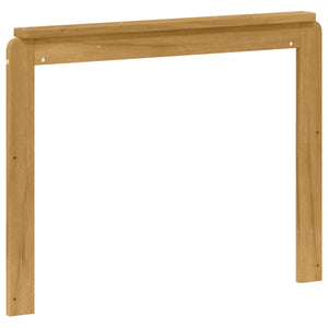 Μονάδα μπράτσων 2 pcs Λευκό 79 x 6 x 61 εκ. Στερεό Ξύλο Ακακίας - Pakobazaar