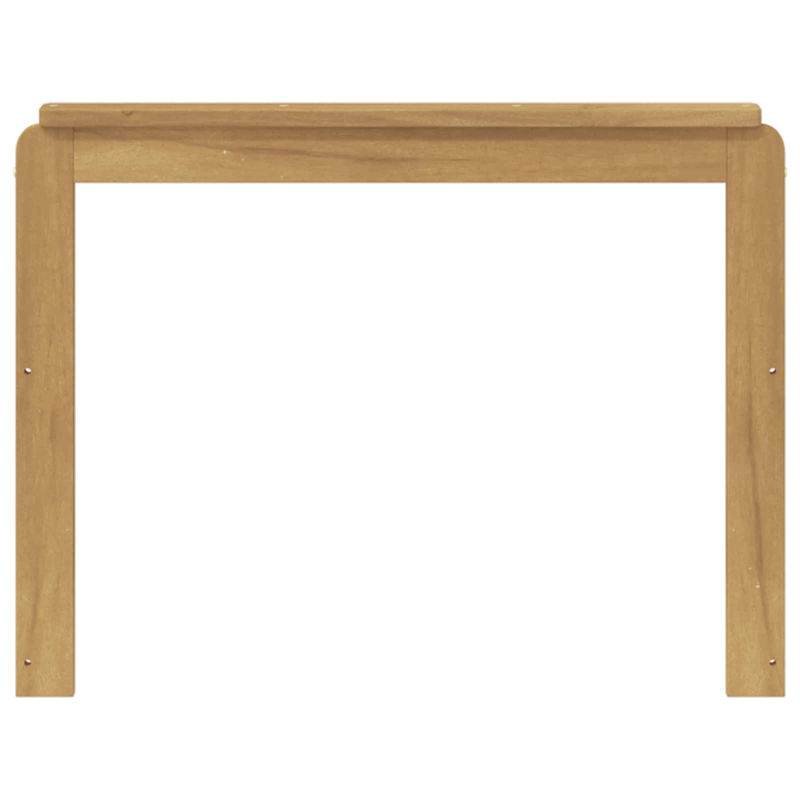 Μονάδα μπράτσων 2 pcs Λευκό 79 x 6 x 61 εκ. Στερεό Ξύλο Ακακίας