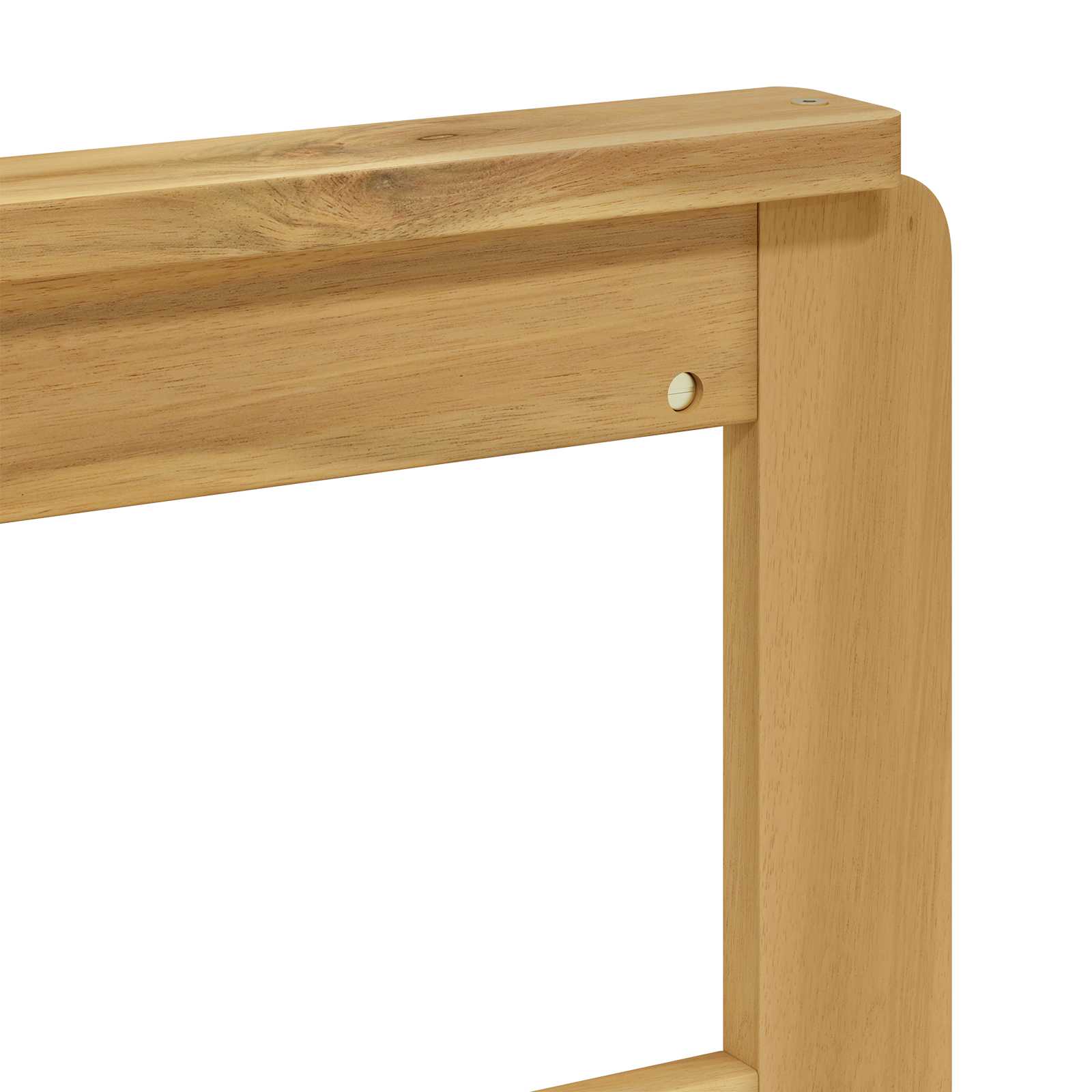 Μονάδα μπράτσων 2 pcs Λευκό 79 x 6 x 61 εκ. Στερεό Ξύλο Ακακίας