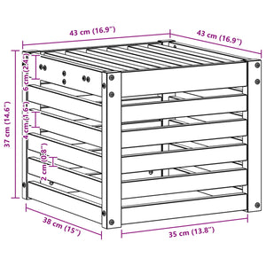 Σειρά Καναπέ Εξωτερικού Λευκό 35 x 38 x 37 εκ - Pakobazaar