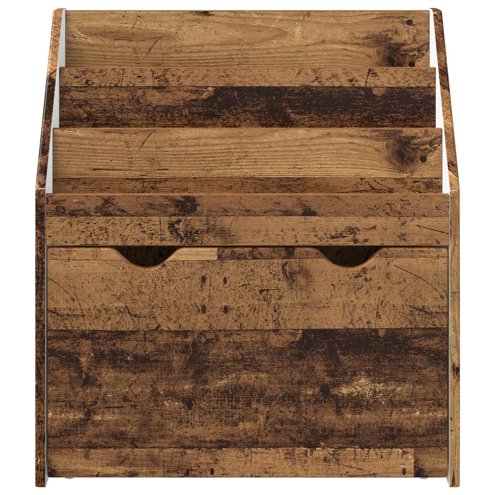 Βιβλιοθήκη Παιδιών με συρτάρι Παλιό ξύλο 60 x 29,5 x 69 εκ - Pakobazaar