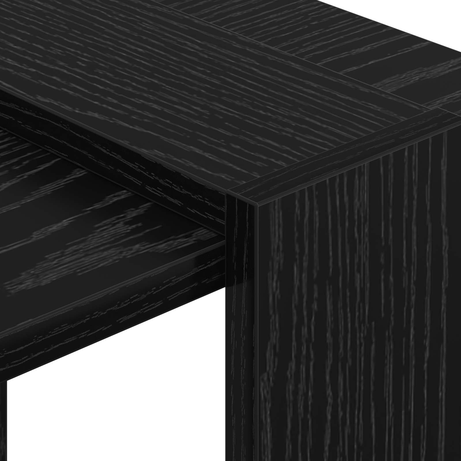 Ράφι Βιβλίων Μαύρη Οξυά 52 x 25 x 71,5 εκ Επεξεργασμένο ξύλο - Pakobazaar