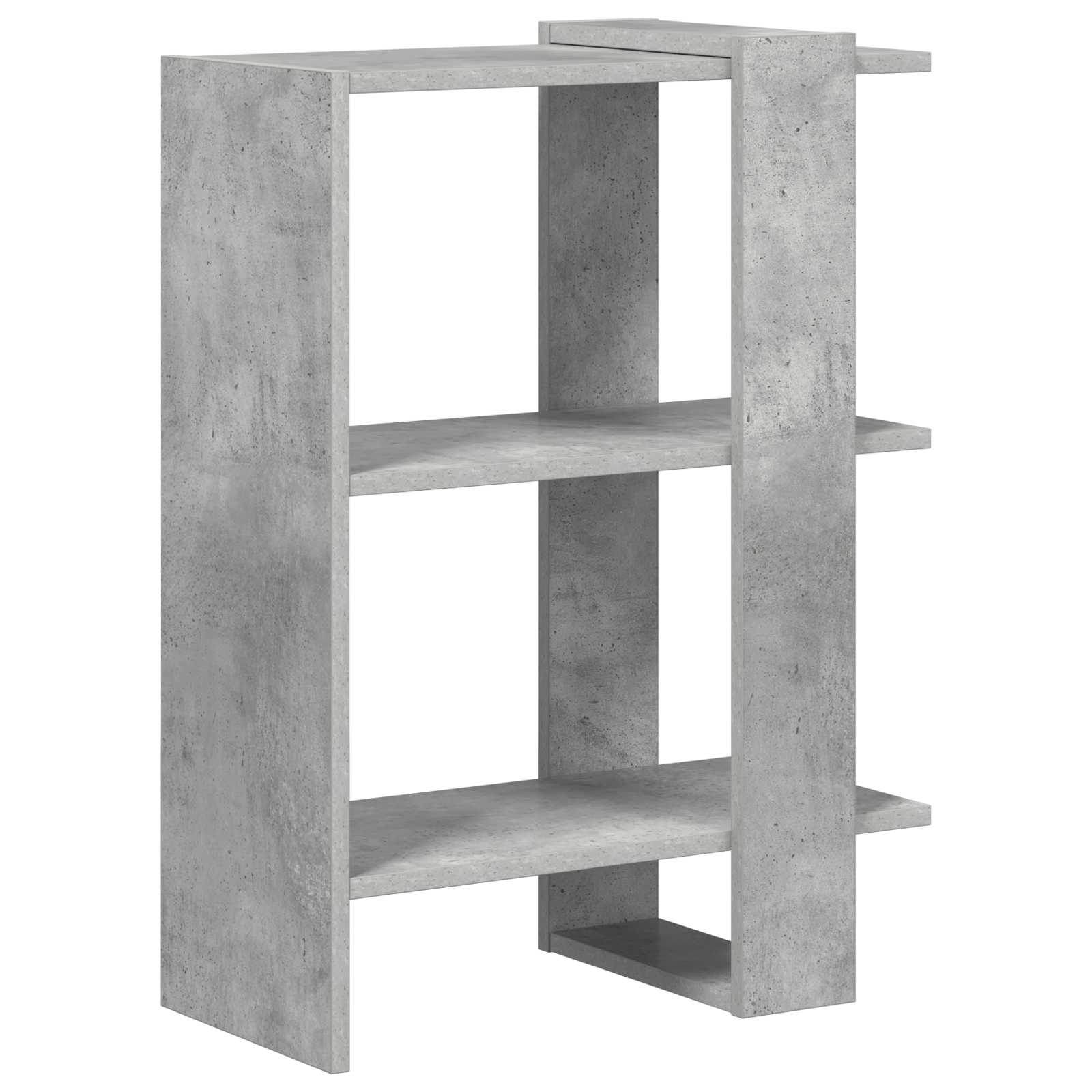 Ράφι Βιβλίων Σκυρόδεμα Γκρι 52 x 25 x 71,5 εκ