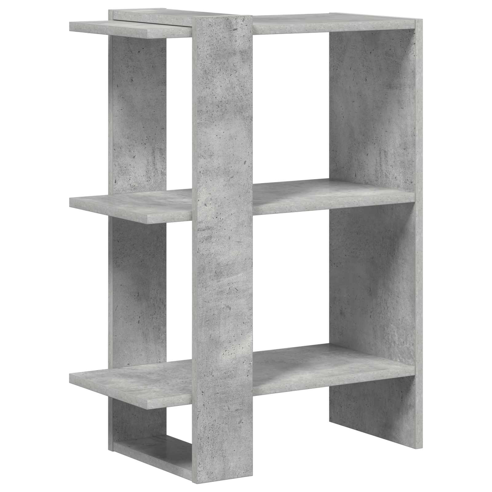 Ράφι Βιβλίων Σκυρόδεμα Γκρι 52 x 25 x 71,5 εκ