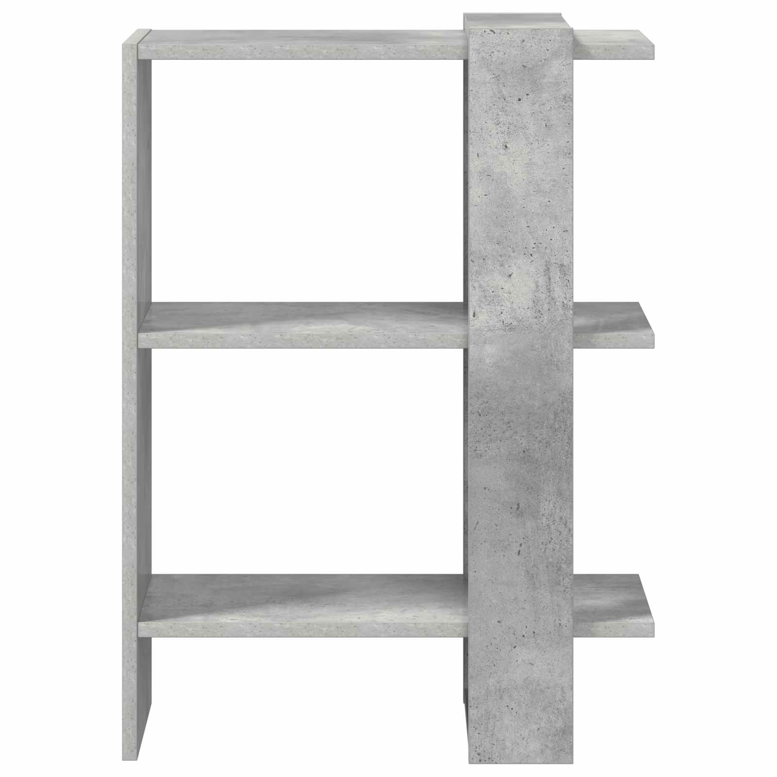 Ράφι Βιβλίων Σκυρόδεμα Γκρι 52 x 25 x 71,5 εκ