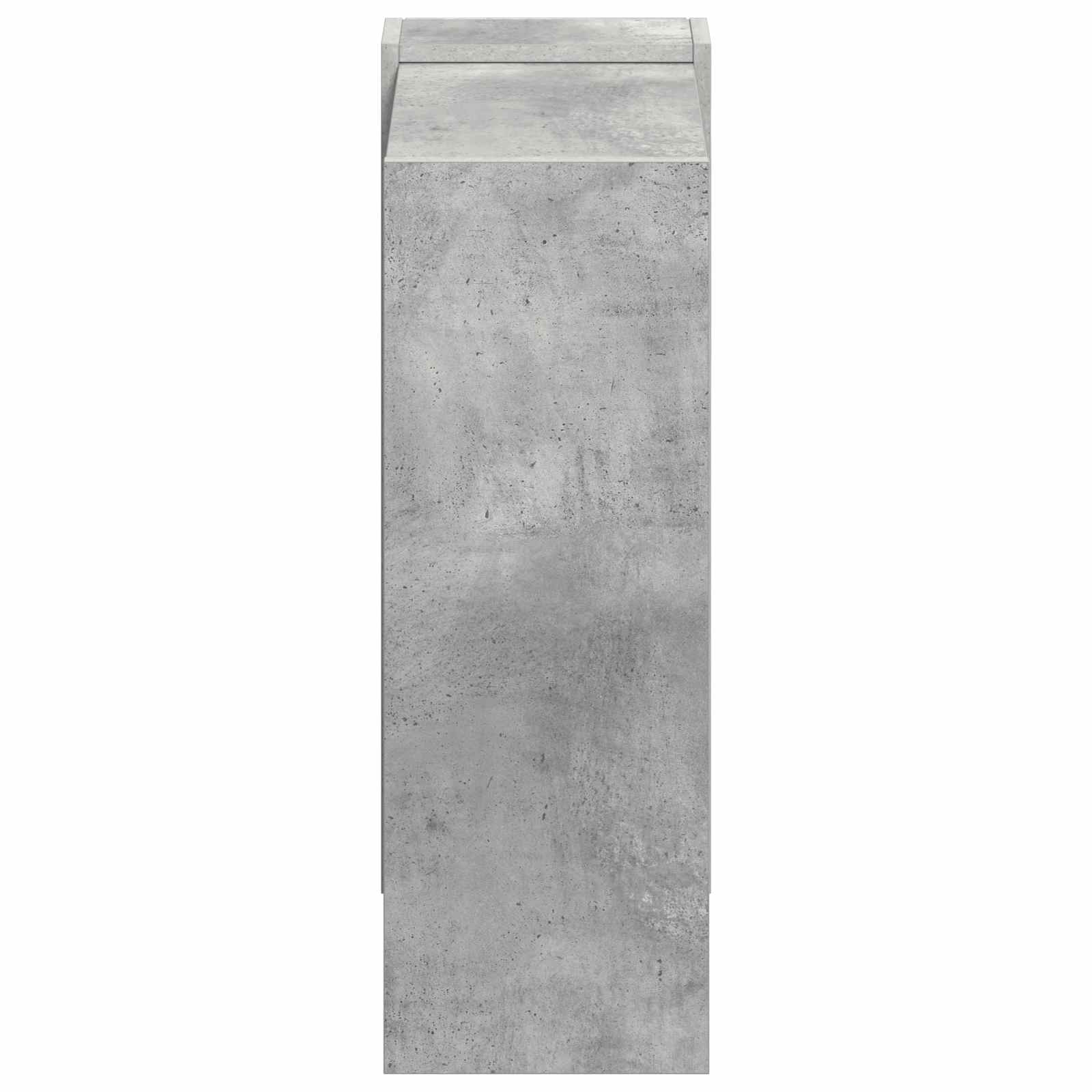 Ράφι Βιβλίων Σκυρόδεμα Γκρι 52 x 25 x 71,5 εκ