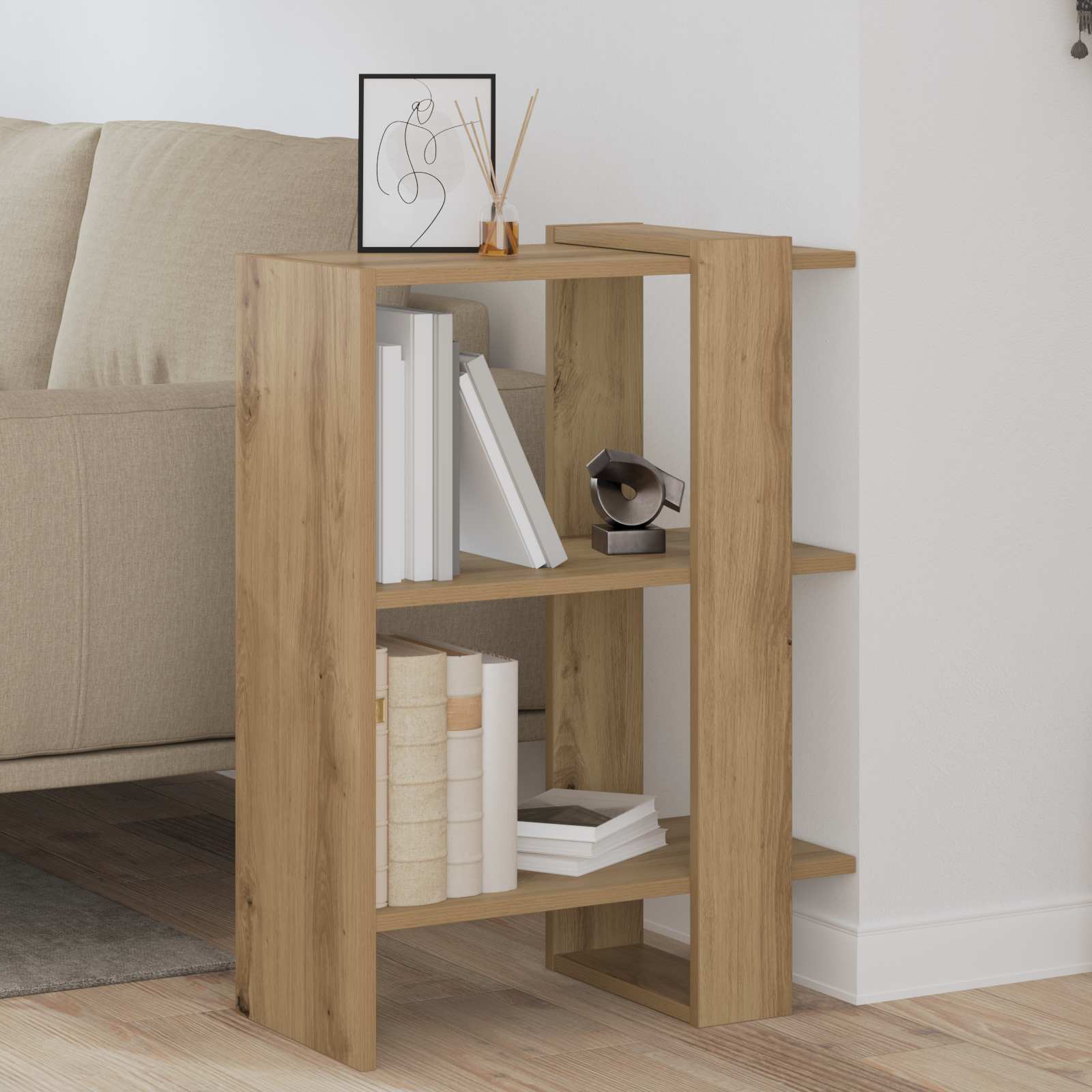 Ράφι Βιβλίων Artisan Oak 52 x 25 x 71,5 εκ Επεξεργασμένο ξύλο