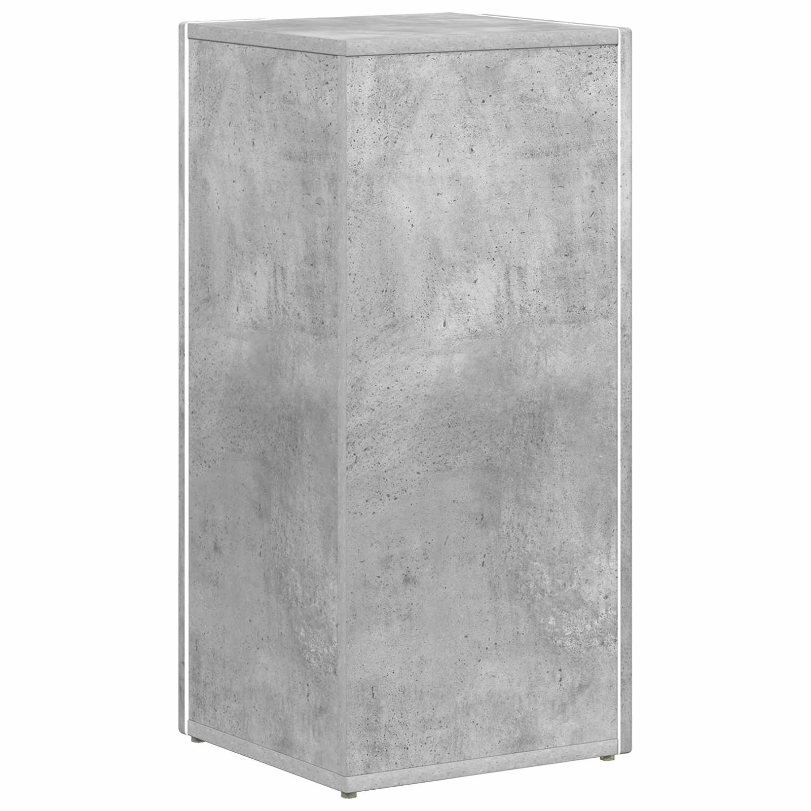 Πλευρικό Ράφι Σκυρόδεμα Γκρι 33 x 32 x 70,5 εκ