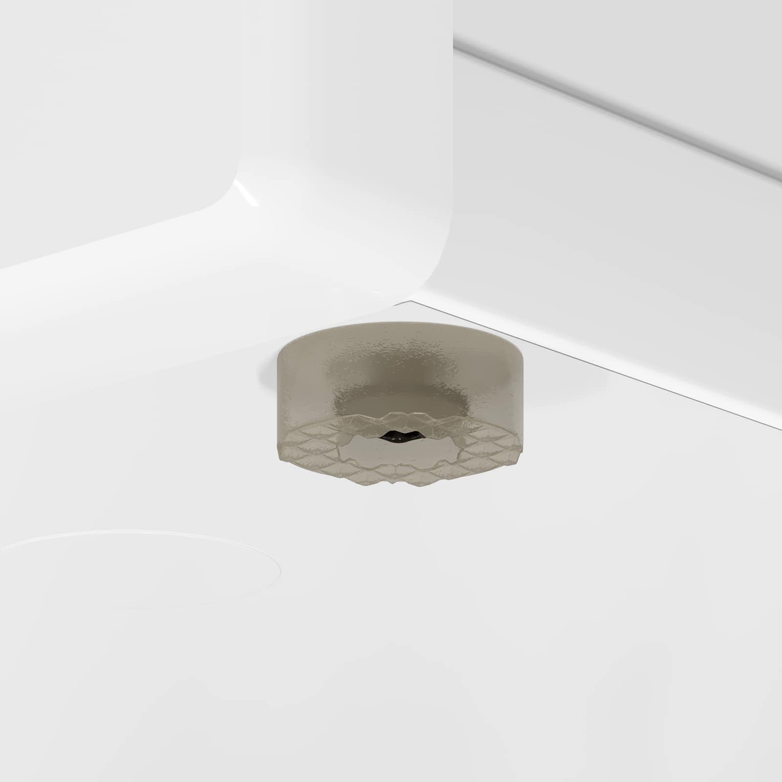 Πλευρικό Ράφι Υψηλής γυαλάδας λευκό 33 x 32 x 70,5 εκ