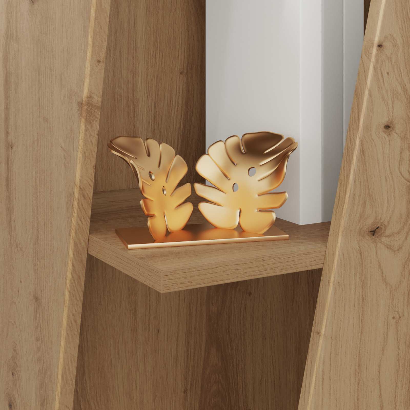 Πλευρικό Ράφι Artisan Oak 33 x 32 x 70,5 εκ Επεξεργασμένο ξύλο