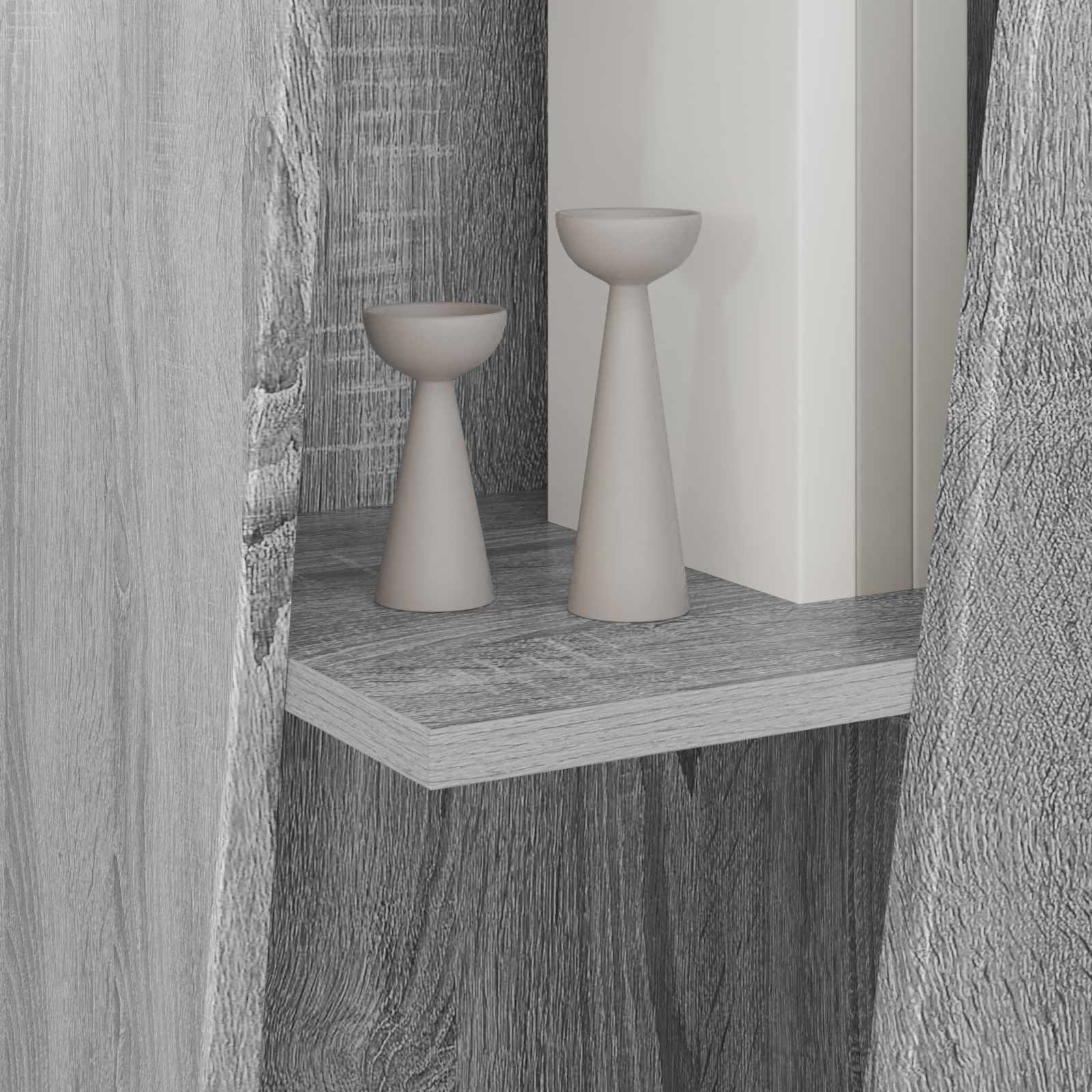 Πλευρικό Ράφι Γκρίζο Σονομα 33 x 32 x 100,5 εκ