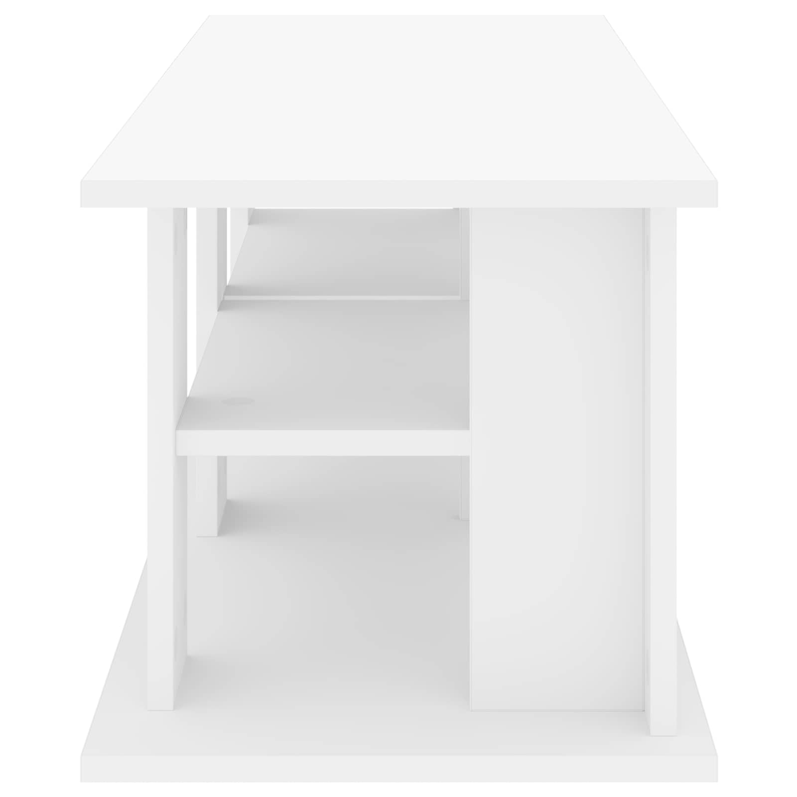 Βάση τηλεόρασης Λευκό 96 x 35 x 33,5 εκ - Pakobazaar