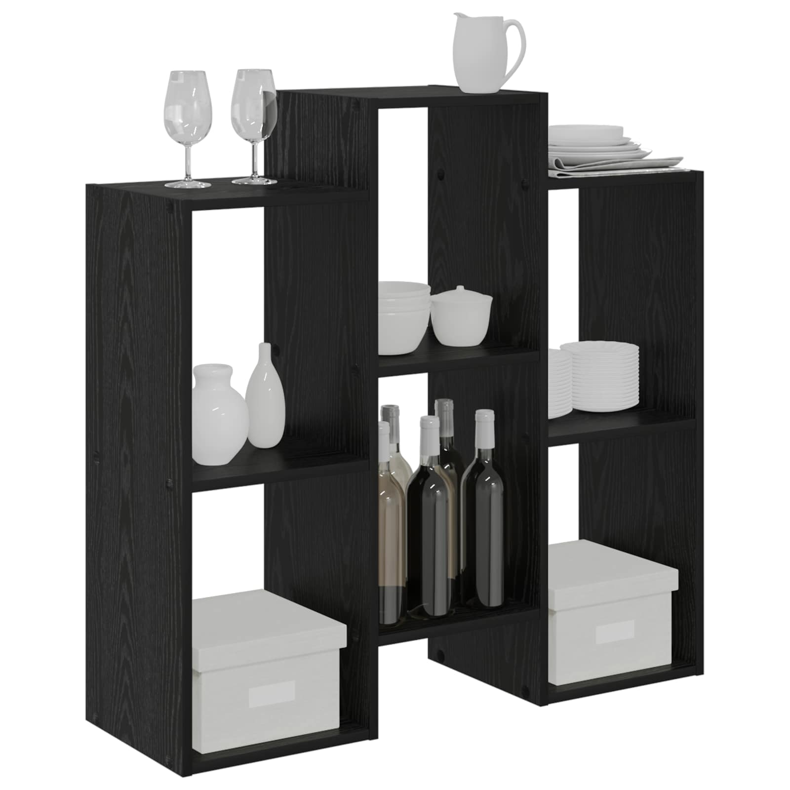 Πλαϊνό γραφείο Μαύρη Οξυά 90 x 30 x 90 cm - Pakobazaar