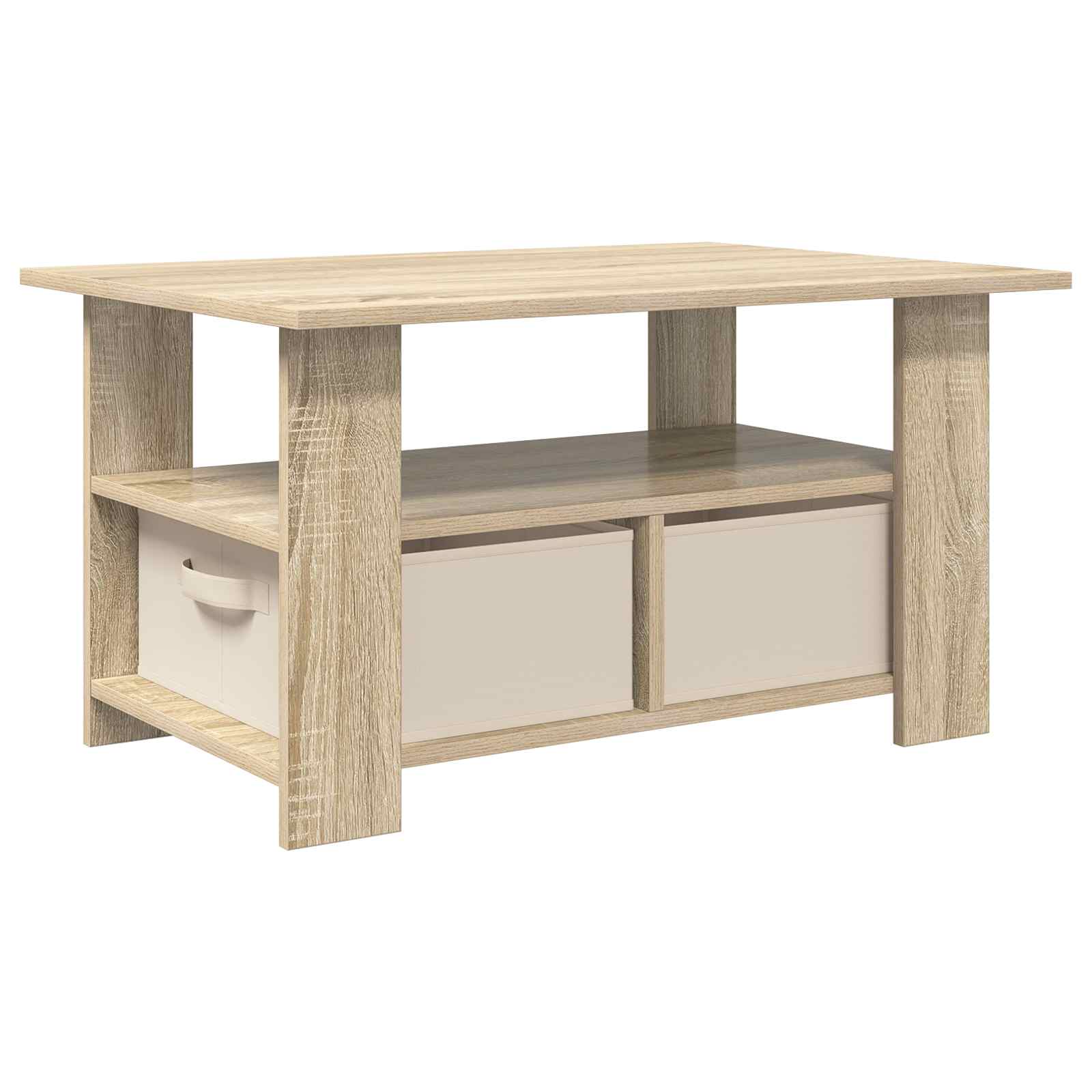 Τραπεζάκι σαλονιού με συρτάρι Δρύς Sonoma 77 x 55 x 42 εκ. - Pakobazaar