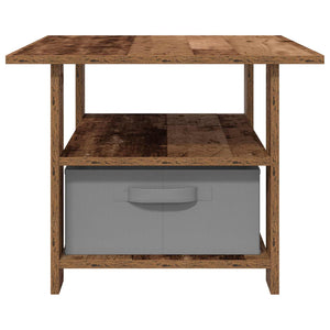 Τραπεζάκι σαλονιού με συρτάρι Παλιό ξύλο 77 x 55 x 42 εκ. - Pakobazaar