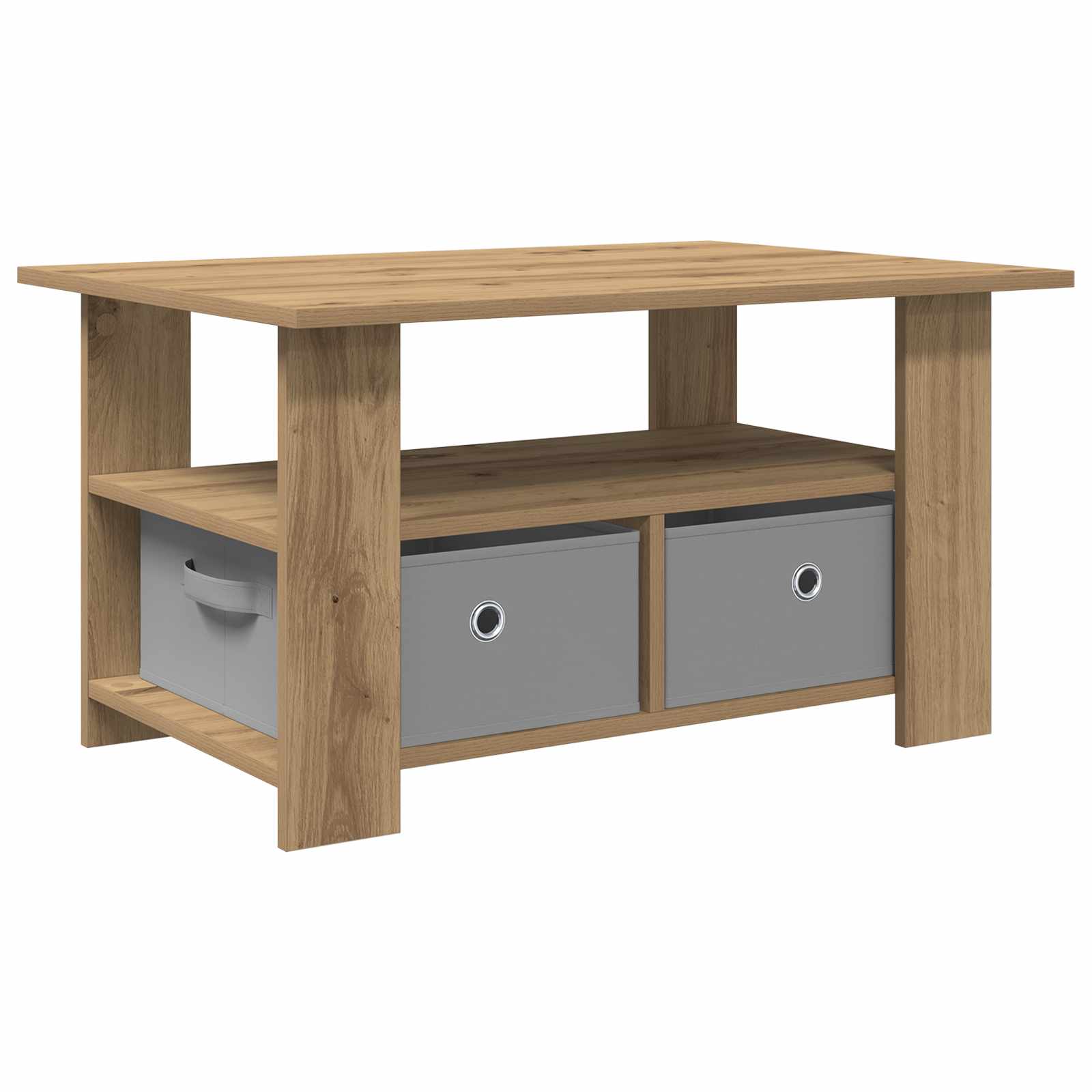 Τραπεζάκι σαλονιού με συρτάρι Artisan Oak 77 x 55 x 42 εκ. - Pakobazaar