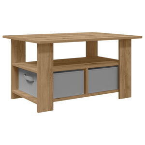Τραπεζάκι σαλονιού με συρτάρι Artisan Oak 77 x 55 x 42 εκ. - Pakobazaar