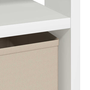 Κομοδίνο 2 pcs Λευκό 41 x 40 x 45 εκ Επεξεργασμένο ξύλο - Pakobazaar