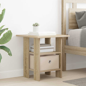 Κομοδίνο 2 pcs Δρύς Sonoma 41 x 40 x 45 εκ Επεξεργασμένο ξύλο - Pakobazaar