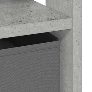 Κομοδίνο με συρτάρι 2 pcs Σκυρόδεμα Γκρι 41 x 40 x 45 εκ - Pakobazaar