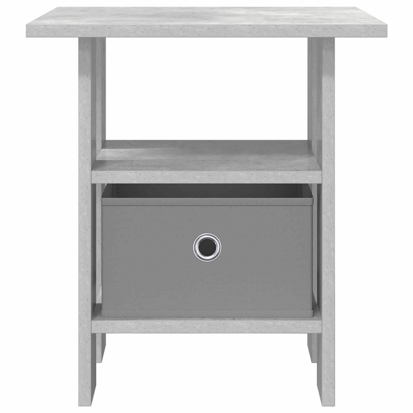 Κομοδίνο με συρτάρι 2 pcs Σκυρόδεμα Γκρι 41 x 40 x 45 εκ - Pakobazaar