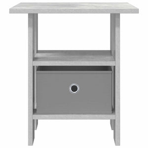 Κομοδίνο με συρτάρι 2 pcs Σκυρόδεμα Γκρι 41 x 40 x 45 εκ - Pakobazaar
