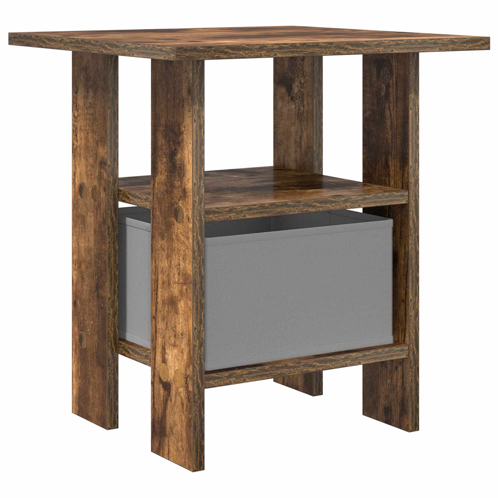 Κομοδίνο 2 pcs Καπνιστό Δρύς 41 x 40 x 45 εκ Επεξεργασμένο ξύλο - Pakobazaar