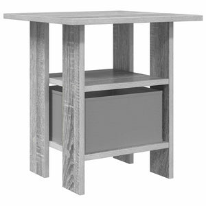 Κομοδίνο 2 pcs Γκρίζο Σονομα 41 x 40 x 45 εκ Επεξεργασμένο ξύλο - Pakobazaar