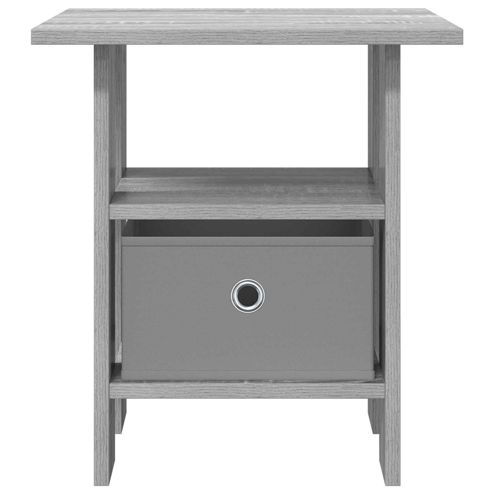 Κομοδίνο 2 pcs Γκρίζο Σονομα 41 x 40 x 45 εκ Επεξεργασμένο ξύλο - Pakobazaar