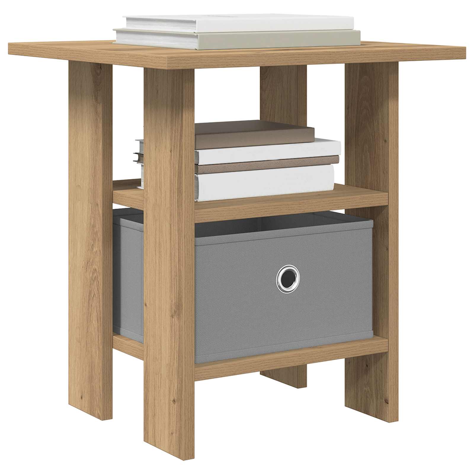Κομοδίνο 2 pcs Artisan Oak 41 x 40 x 45 εκ Επεξεργασμένο ξύλο - Pakobazaar
