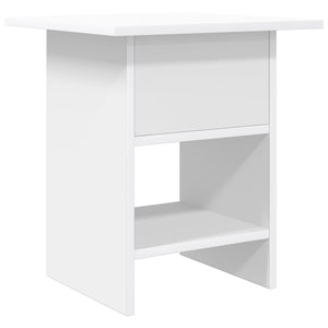 Κομοδίνο 2 pcs Λευκό 41 x 40 x 45 εκ Επεξεργασμένο ξύλο - Pakobazaar