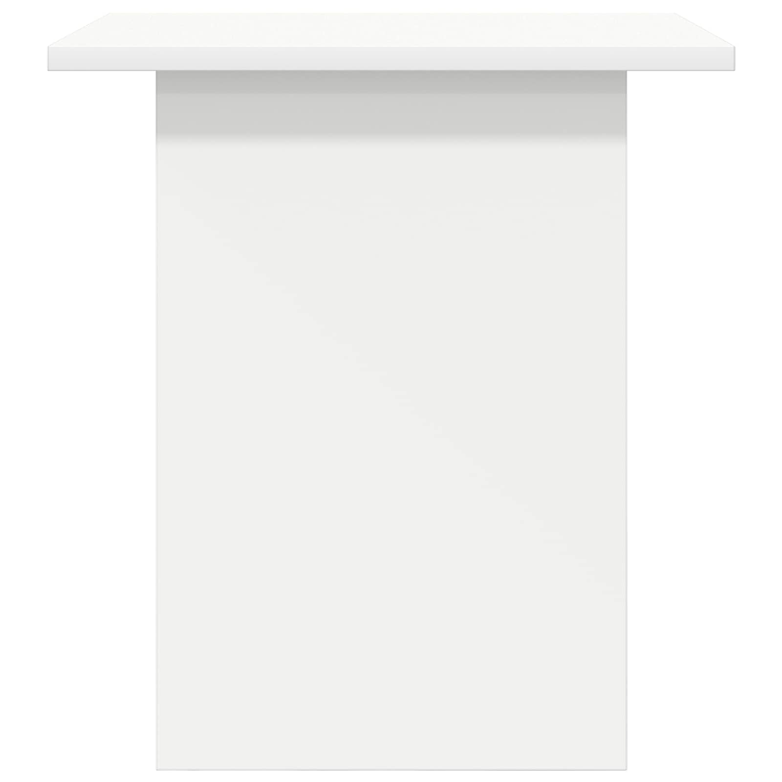 Κομοδίνο 2 pcs Λευκό 41 x 40 x 45 εκ Επεξεργασμένο ξύλο - Pakobazaar