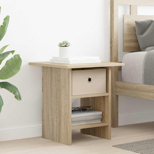 Κομοδίνο 2 pcs Δρύς Sonoma 41 x 40 x 45 εκ Επεξεργασμένο ξύλο - Pakobazaar