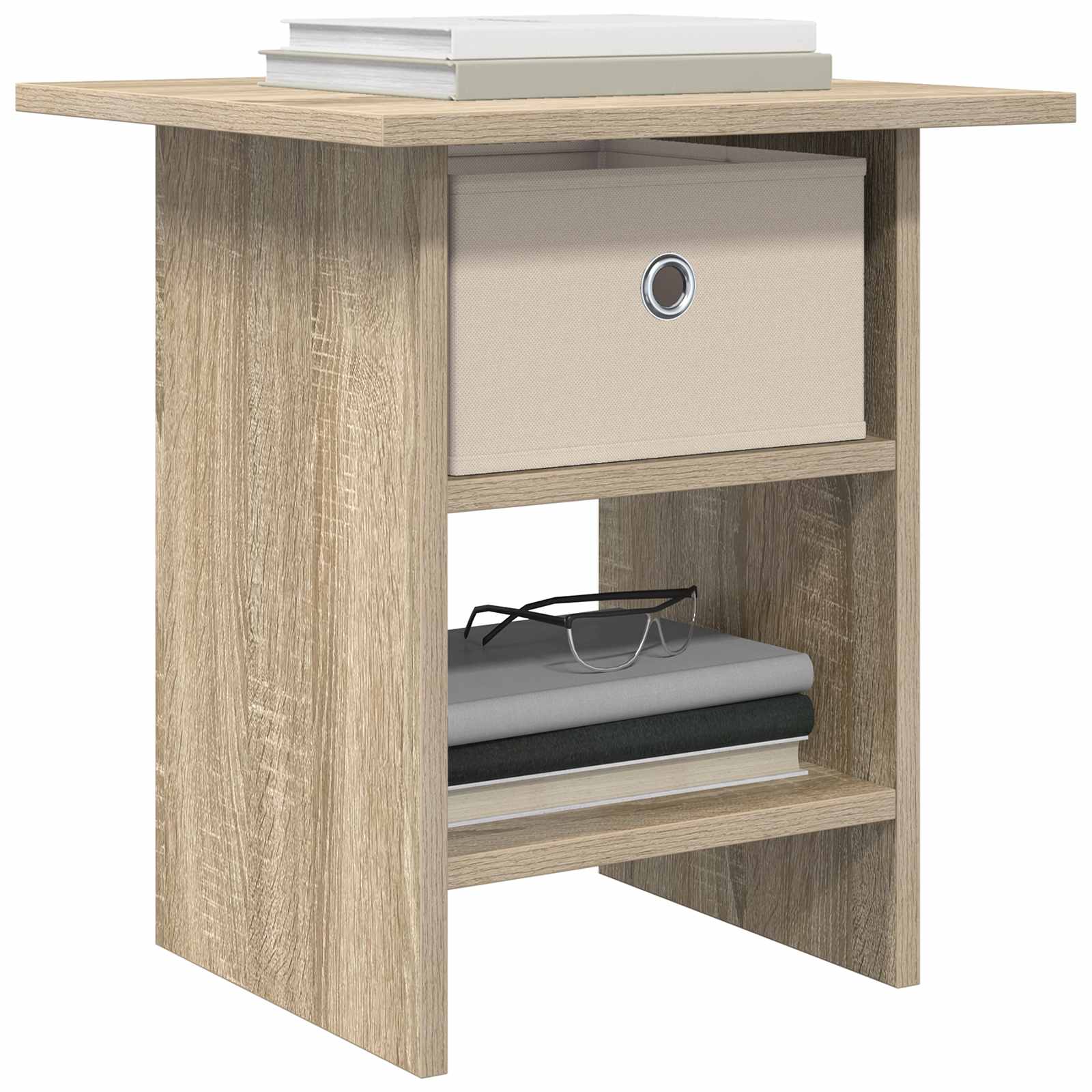 Κομοδίνο 2 pcs Δρύς Sonoma 41 x 40 x 45 εκ Επεξεργασμένο ξύλο - Pakobazaar