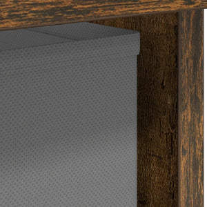Κομοδίνο 2 pcs Καπνιστό Δρύς 41 x 40 x 45 εκ Επεξεργασμένο ξύλο - Pakobazaar