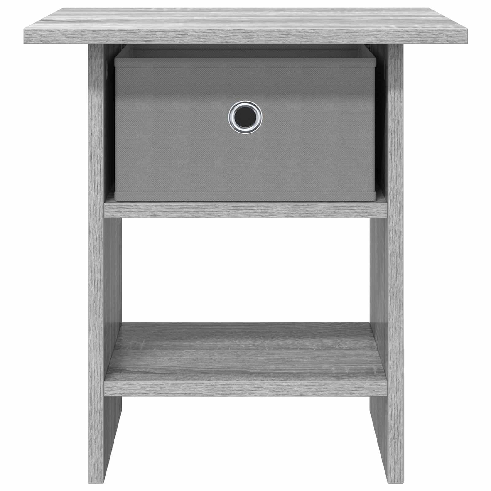 Κομοδίνο 2 pcs Γκρίζο Σονομα 41 x 40 x 45 εκ Επεξεργασμένο ξύλο - Pakobazaar