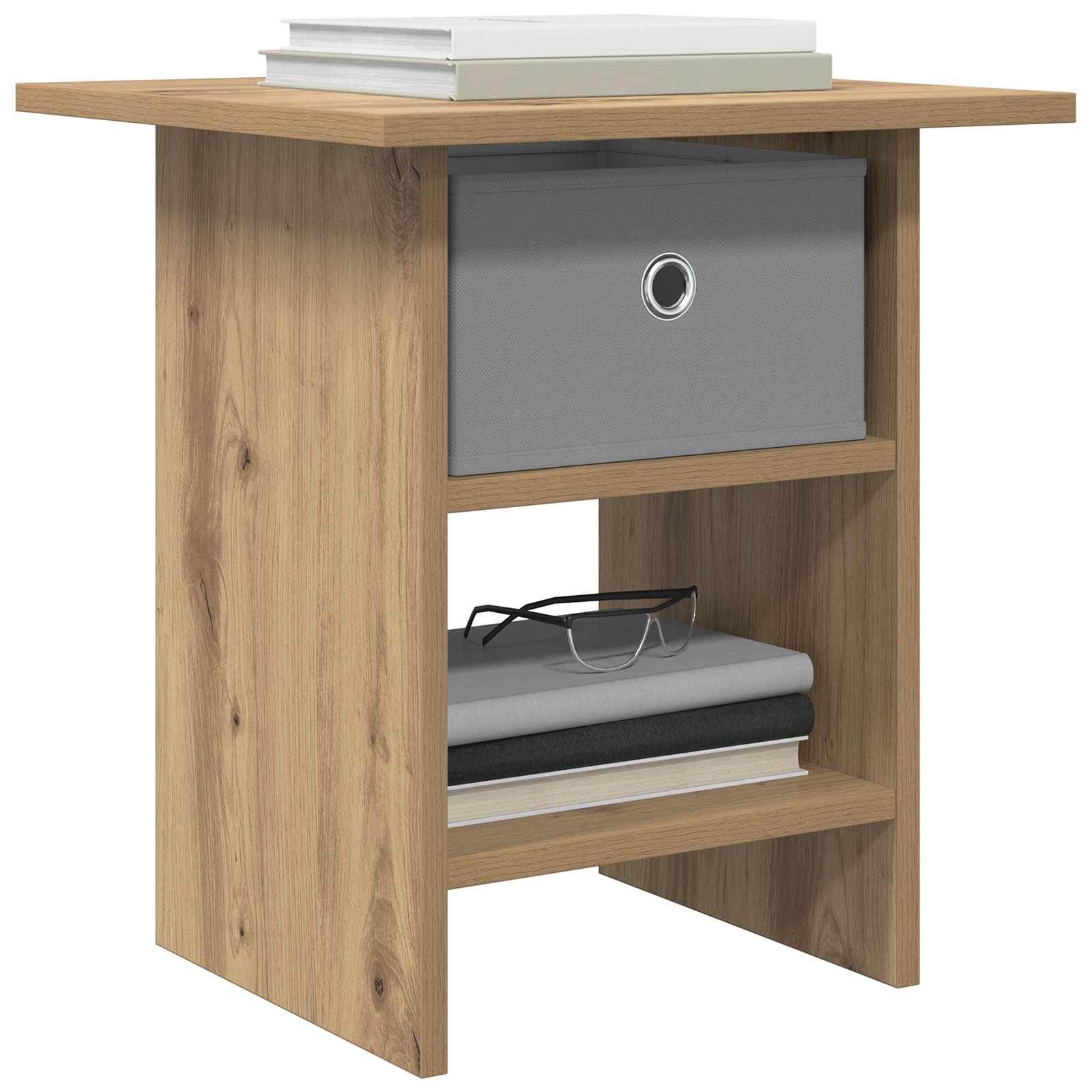 Κομοδίνο Artisan Oak 41 x 40 x 45 εκ Επεξεργασμένο ξύλο - Pakobazaar