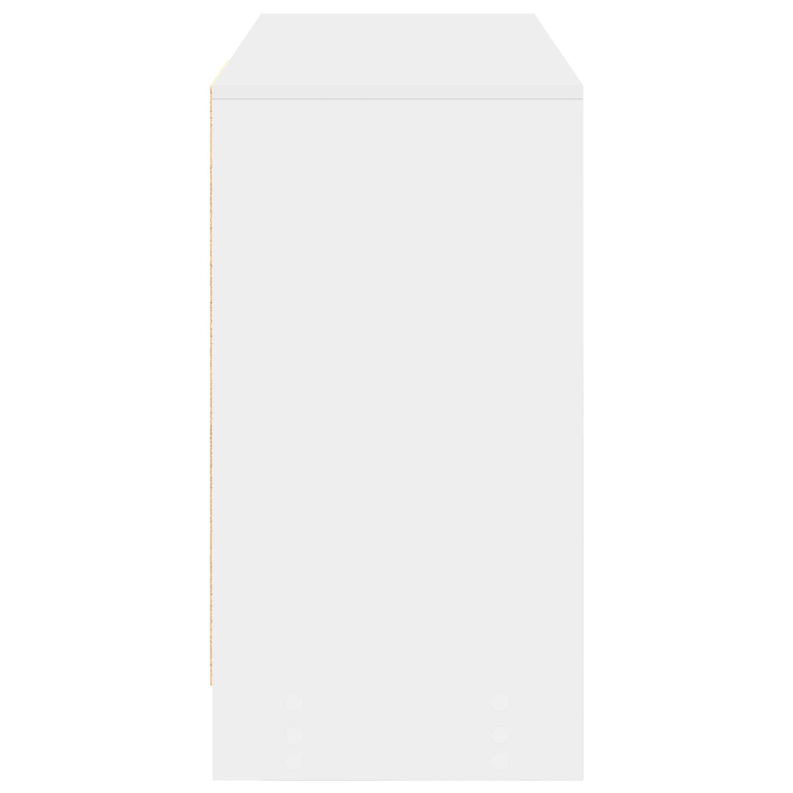 Γραφείο με συρτάρι Λευκό 100 x 40 x 75 cm Επεξεργασμένο ξύλο - Pakobazaar
